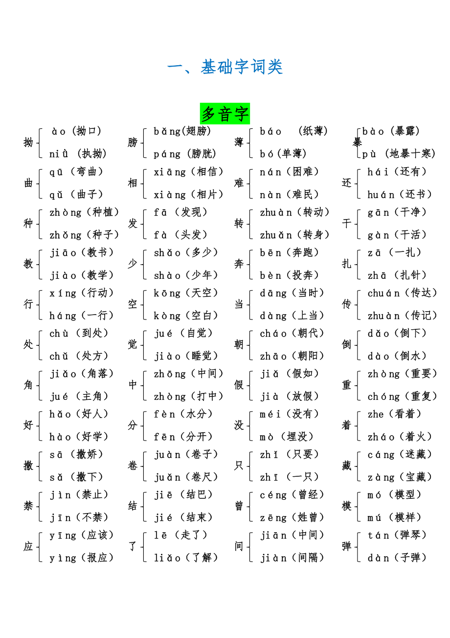 三年级语文基础知识汇总.doc_第1页