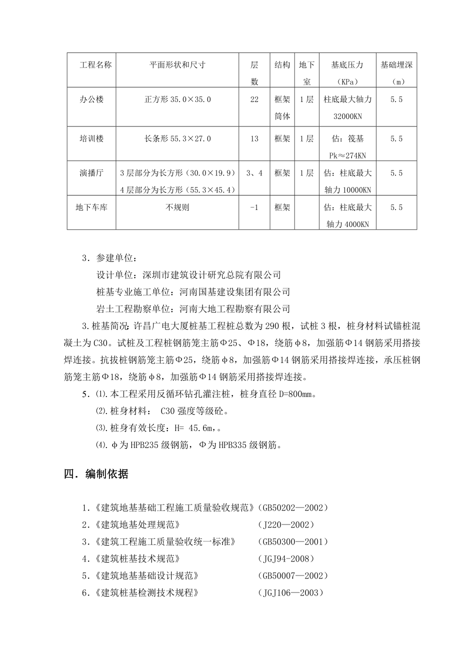 高层综合办公楼桩基工程反循环钻孔灌注桩施工组织设计／河南.doc_第2页