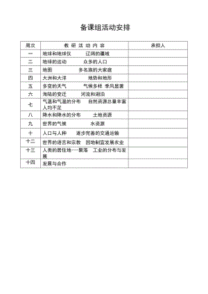 中学地理组集体备课记录簿.doc