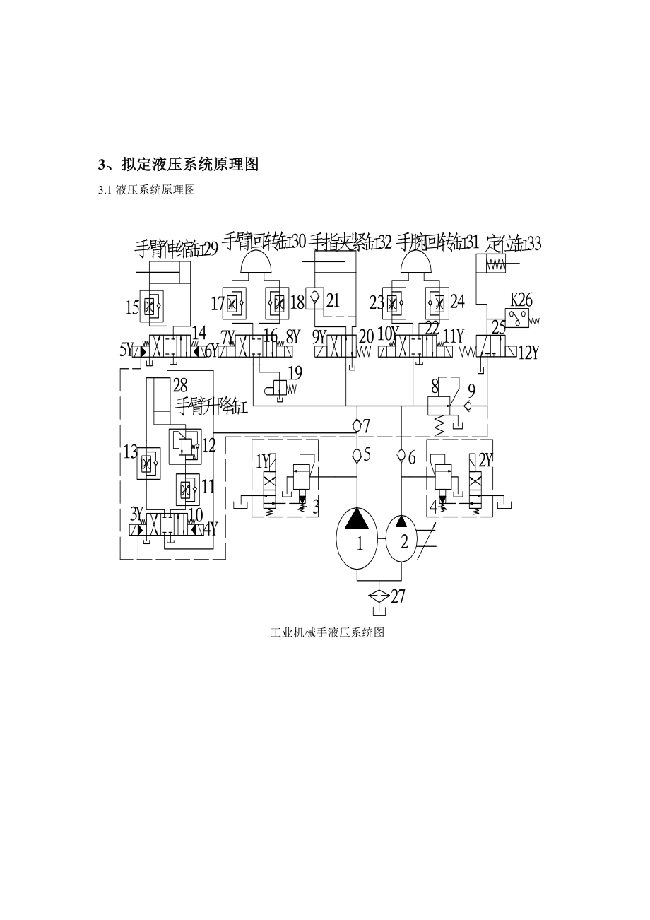 毕业设计（论文）工业机械手液压系统设计.doc_第3页