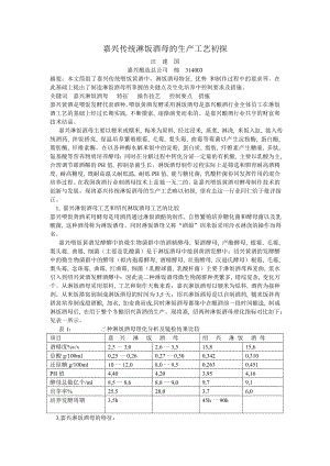 毕业论文（设计）嘉兴传统淋饭酒母的生产工艺初探[J].doc