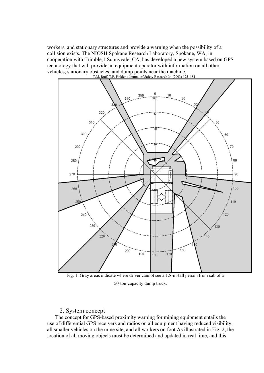 配备GPS定位系统防止露天采矿设备相碰撞毕业论文外文翻译.doc_第3页