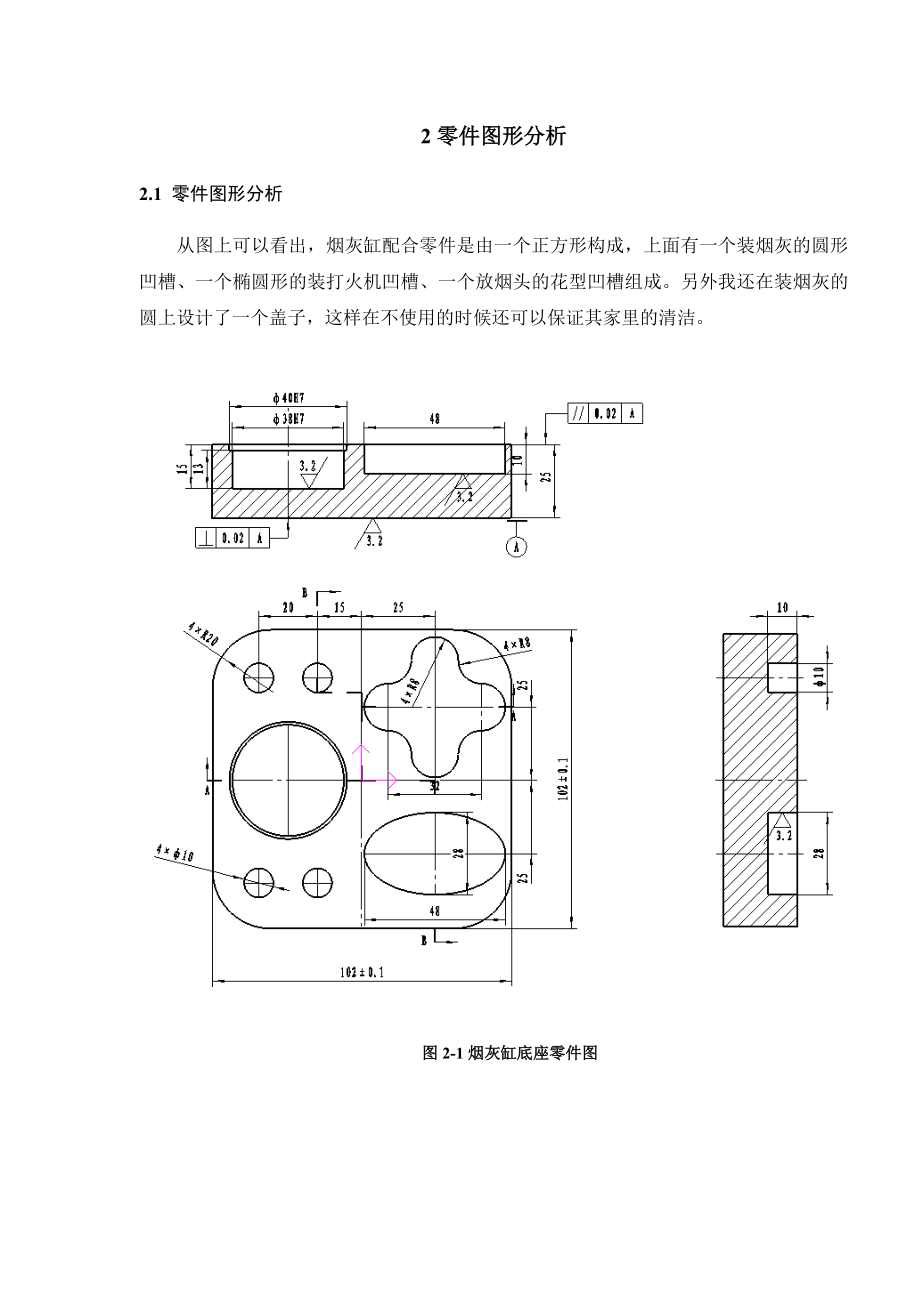 毕业设计 烟灰缸成型设计及加工工艺.doc_第2页