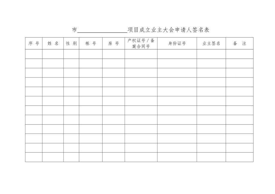 业主委员会成立全套表格模板.doc_第2页