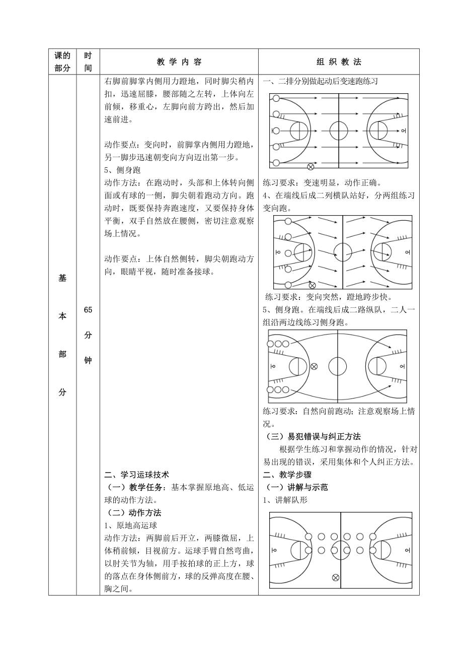 高校篮球专项课教案.doc_第3页