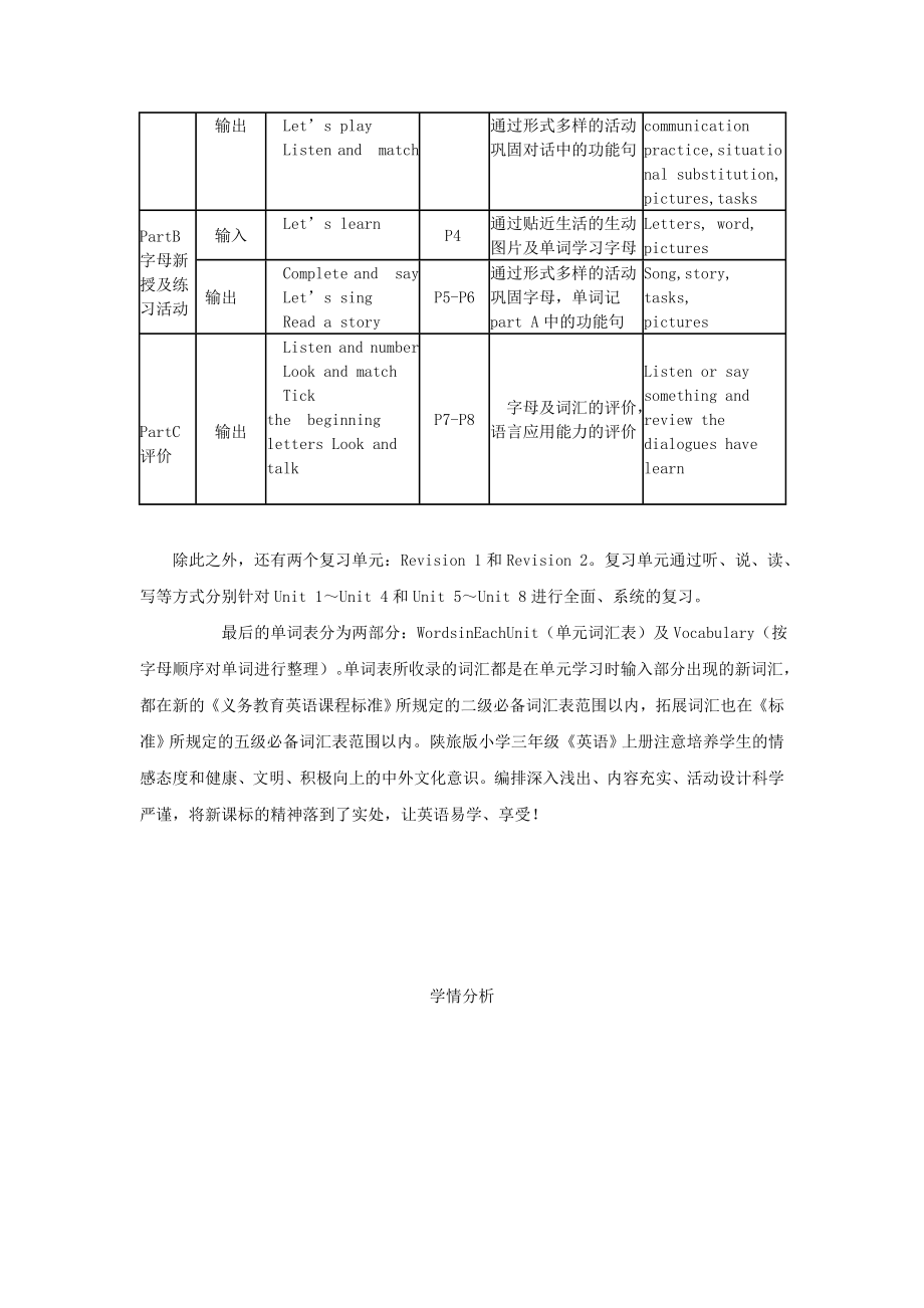 三年级英语上册-全册教案-陕旅版.doc_第3页