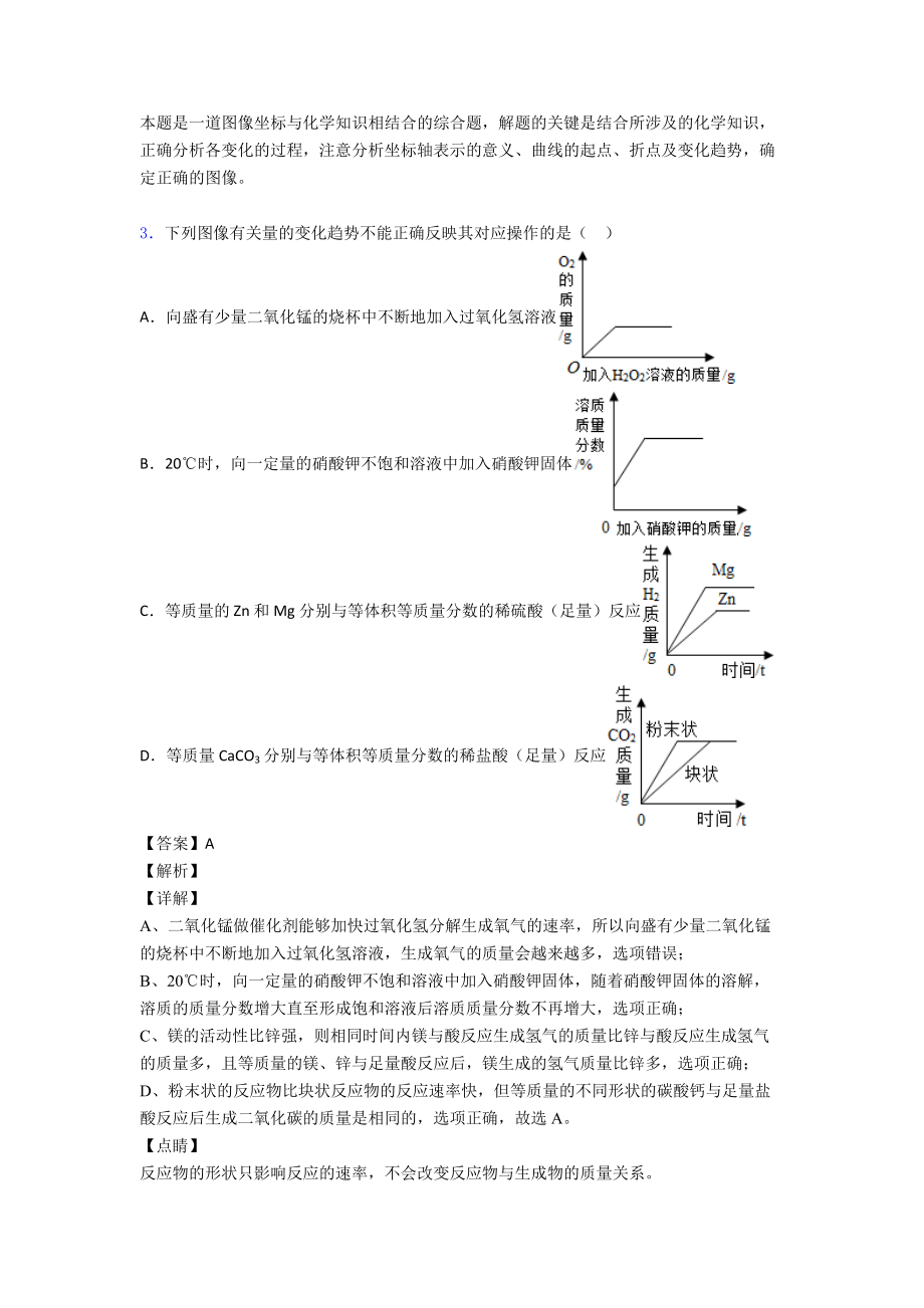 中考化学化学图像题汇编专题.doc_第3页