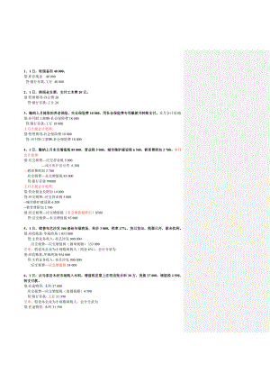 会计分录(全套做账资料).doc