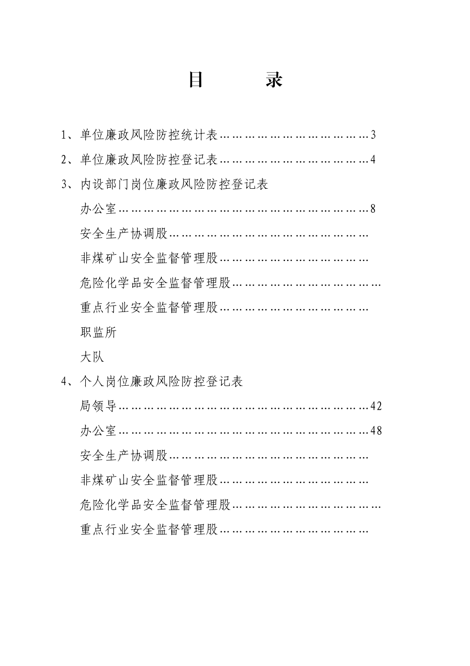 安监局廉政风险防控工作情况汇编.doc_第1页