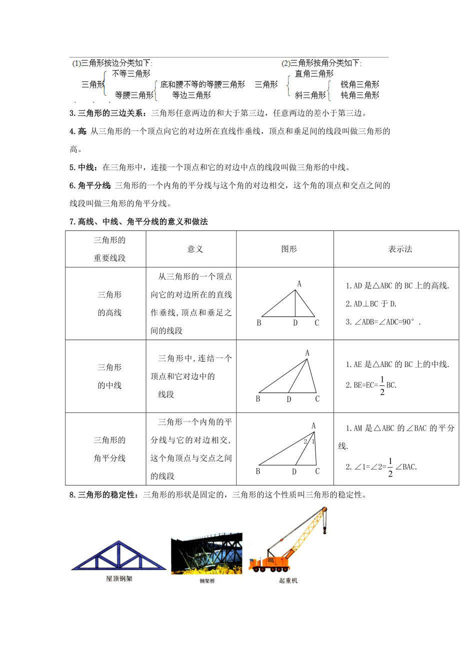 初一数学《三角形》知识点.doc_第2页