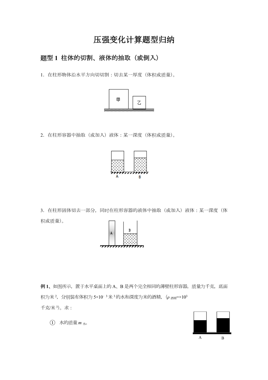 压强变化题型归纳.doc_第1页