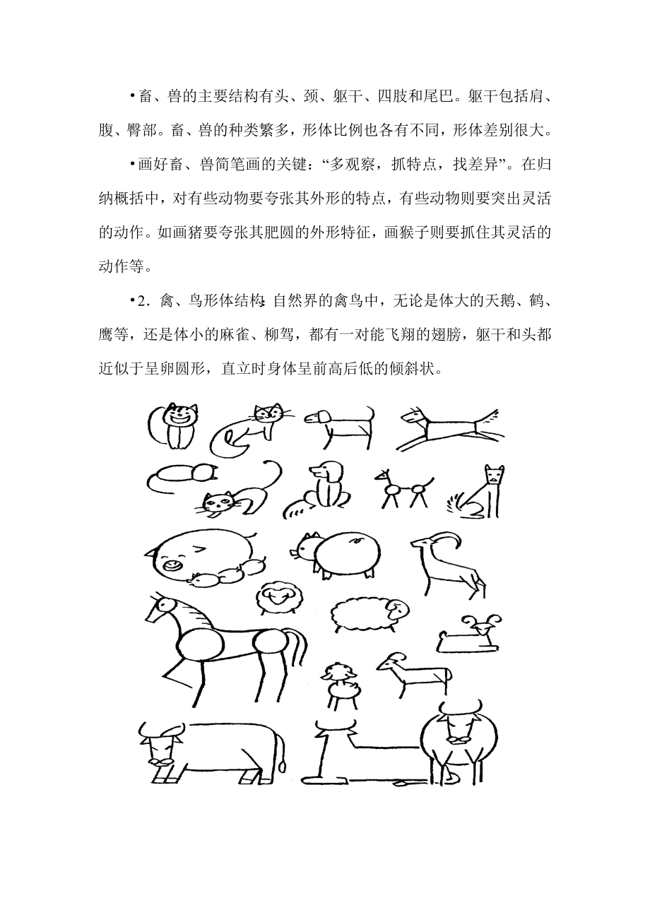 动物简笔画资料.doc_第2页