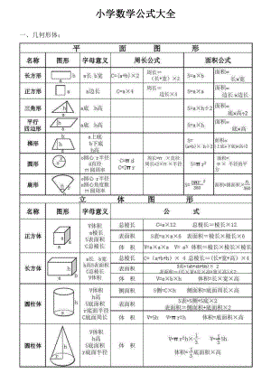 小学数学公式大全.doc