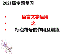 《语言文字运用之标点符号的作用及训练》课件.ppt