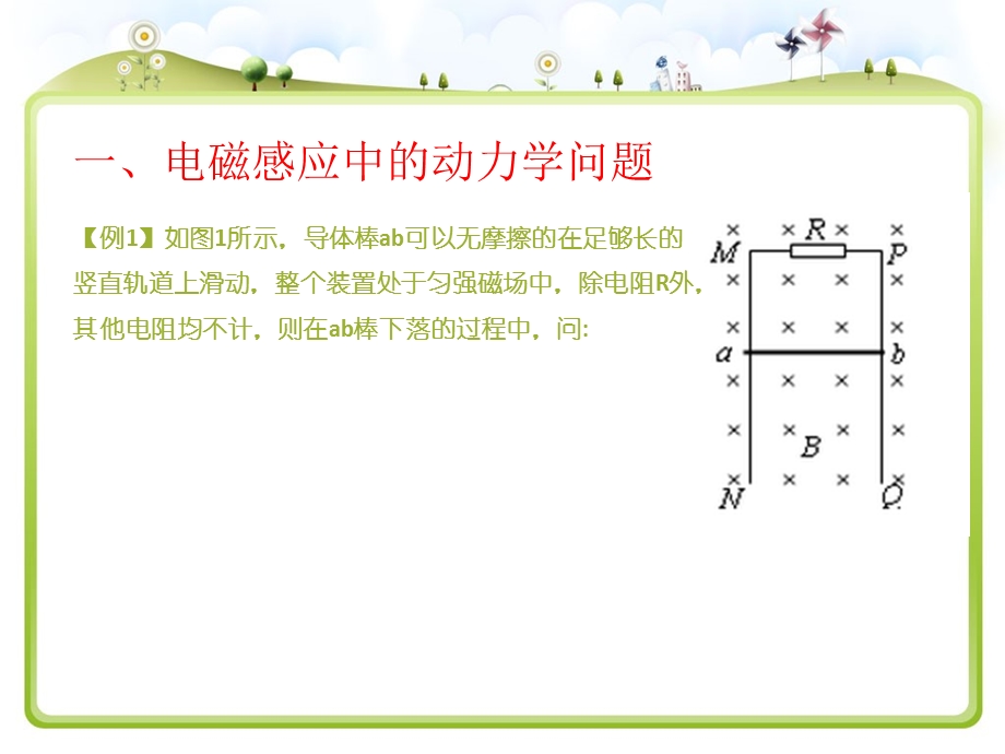 电磁感应现象中的动力学与能量问题课件.ppt_第2页