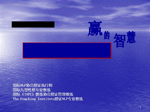 NLP教练型管理赢的智慧The-NLP-Coaching-University课件.pptx