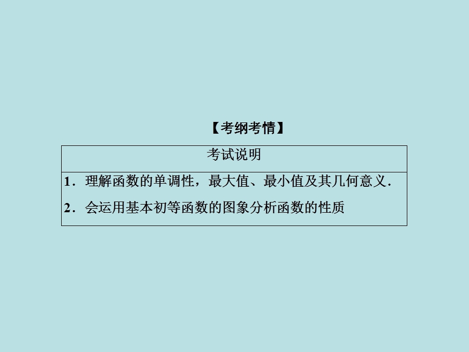 2020届高三一轮复习理科数学ppt课件--函数的单调性与最值.ppt_第3页