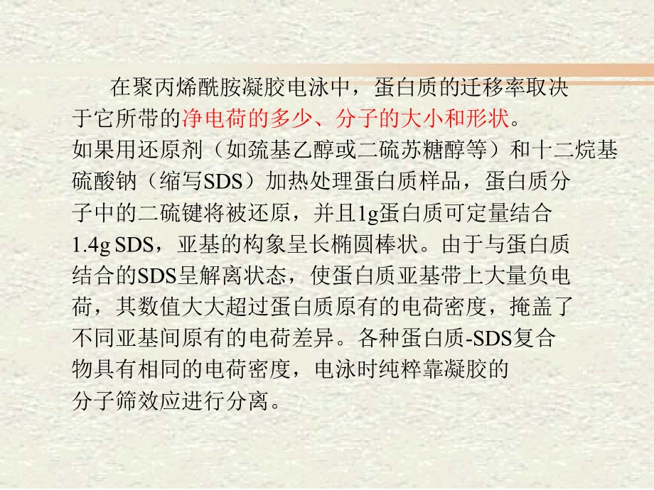 试验四SDS-聚丙烯酰胺凝胶电泳分离蛋白质课件.ppt_第3页