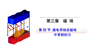 通电导线在磁场中受到的力公开课课件.ppt