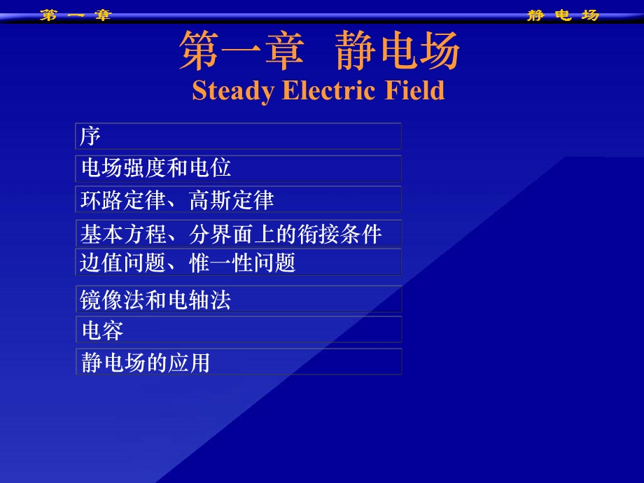 (电磁场PPT)第一章-静电场课件.ppt_第1页