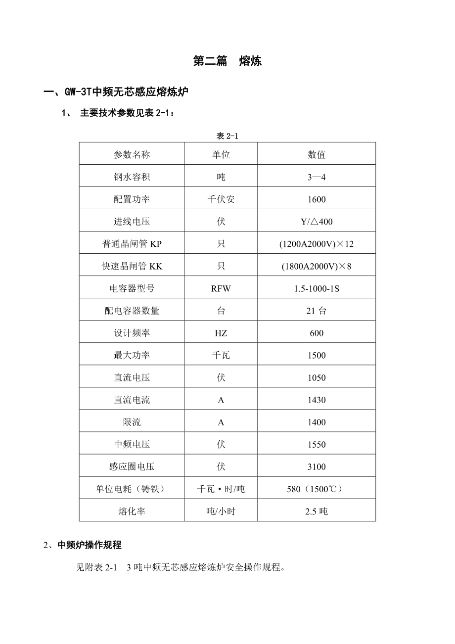 铸造车间实习报告——熔炼篇.doc_第1页