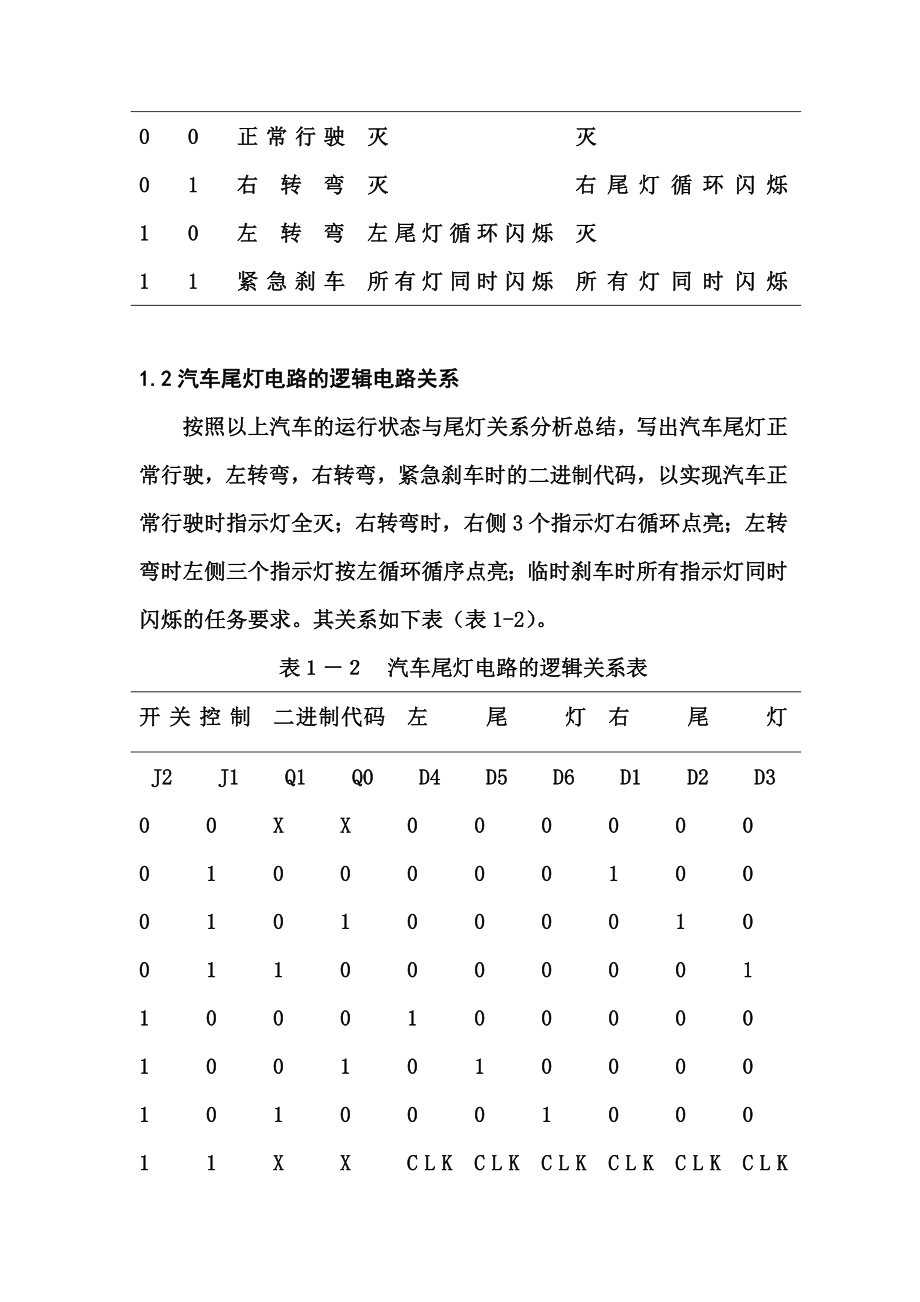 汽车尾灯课程设计.doc_第2页