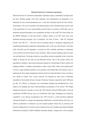 Material Selection For Automotive Spaceframe英语论文.doc