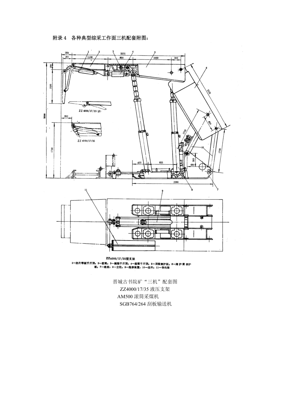 液压支架附录4综采工作面三机配套附图.doc_第1页