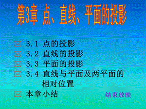 点线面投影（改）课件.ppt