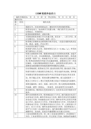 135MW机组冷态启动.doc