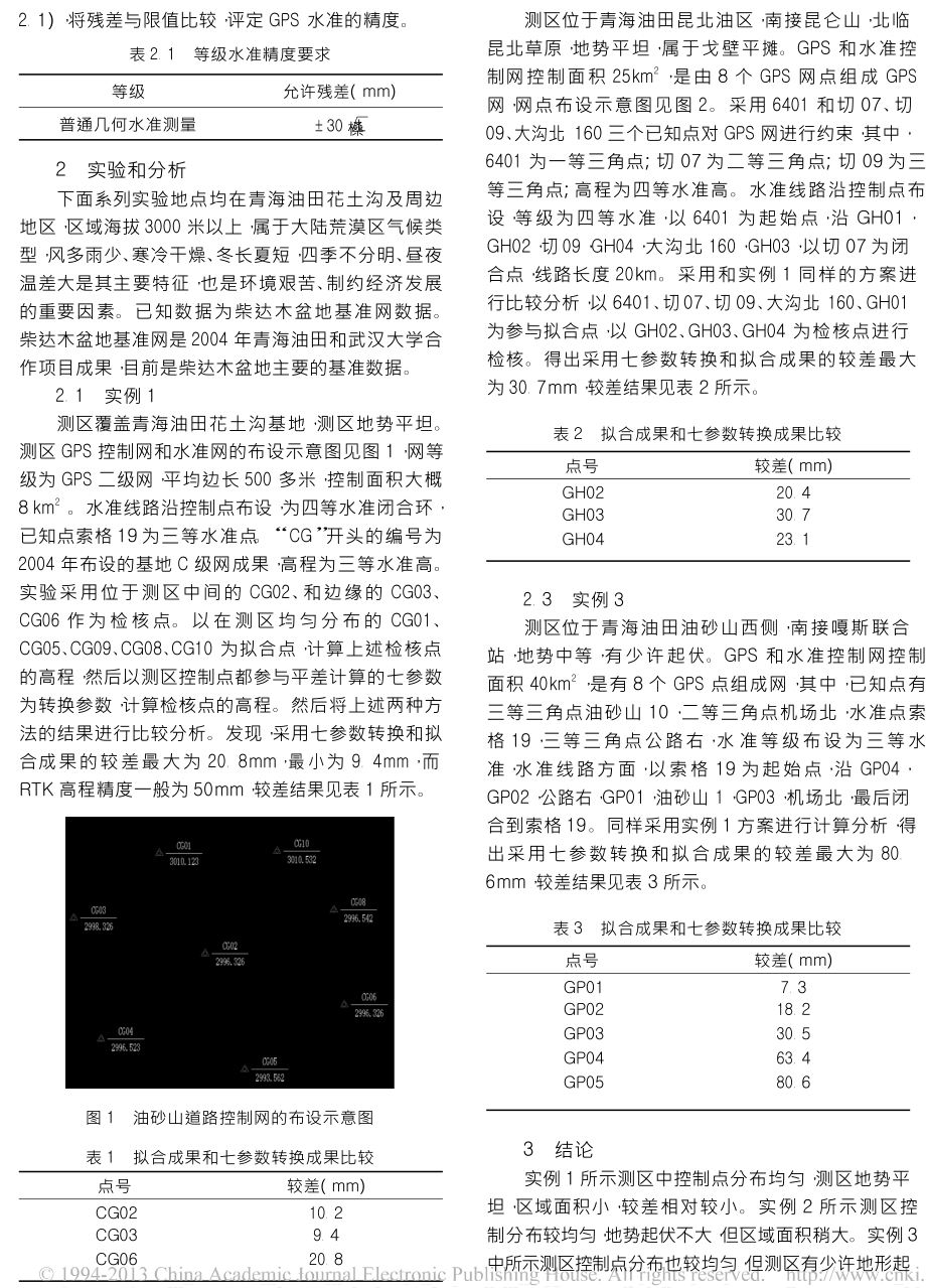 七参数的高程转换精度的分析.doc_第2页