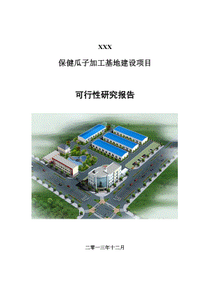 保健瓜子加工基地建设项目可行性研究报告.doc