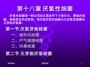 厌氧性细菌厌氧性细菌是一群必须在无氧条件下才能生长分析模板课件.pptx