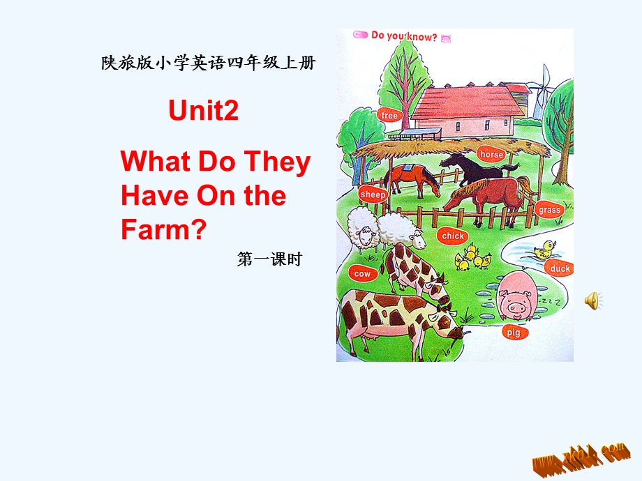 《教学分析》-Unit2--What-Do-They-Have-on-the--Farm第一课时课件.ppt_第1页