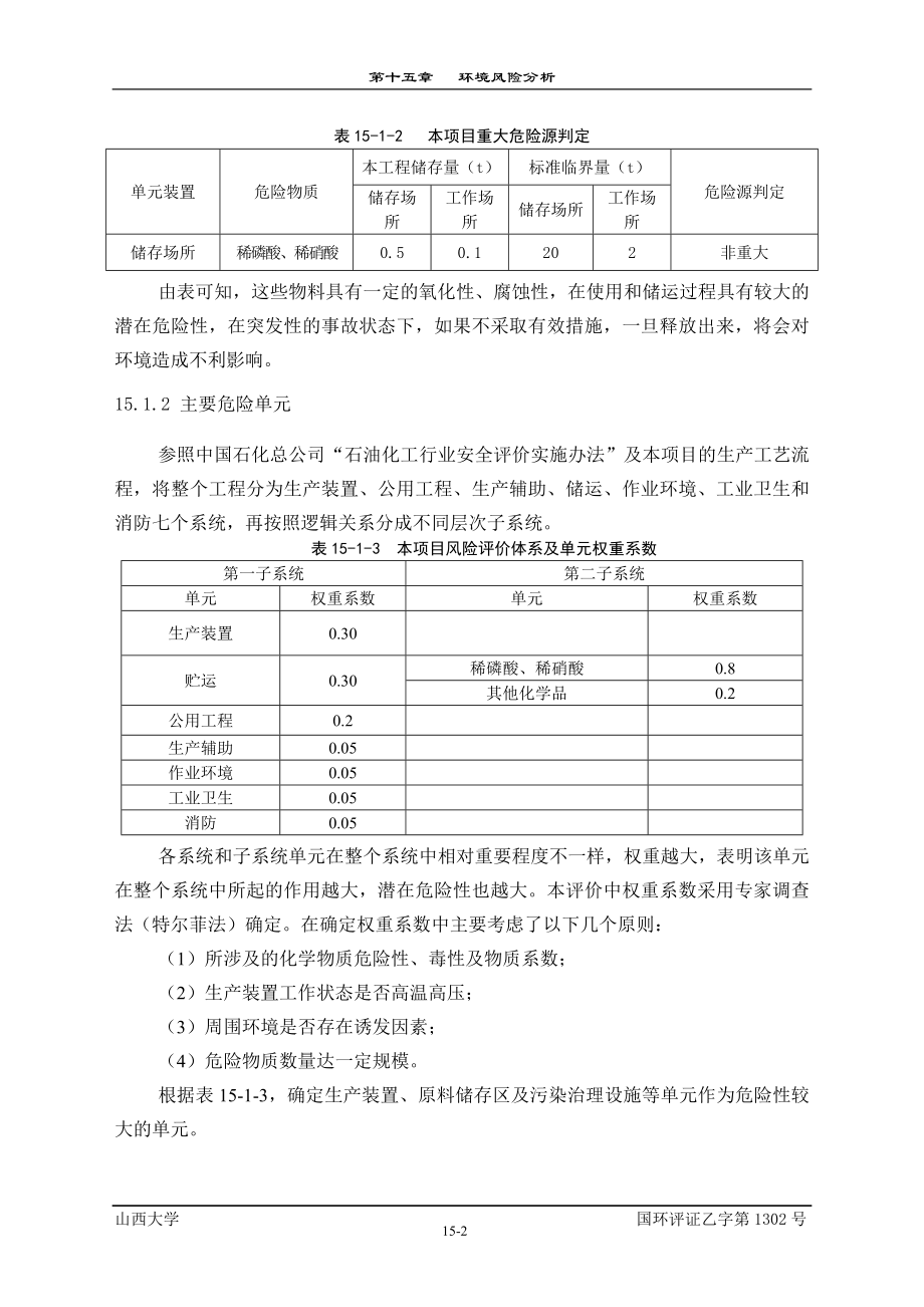 环境影响评价报告公示：产120万套汽车上支架总成项目15环境风险分析环评报告.doc_第2页