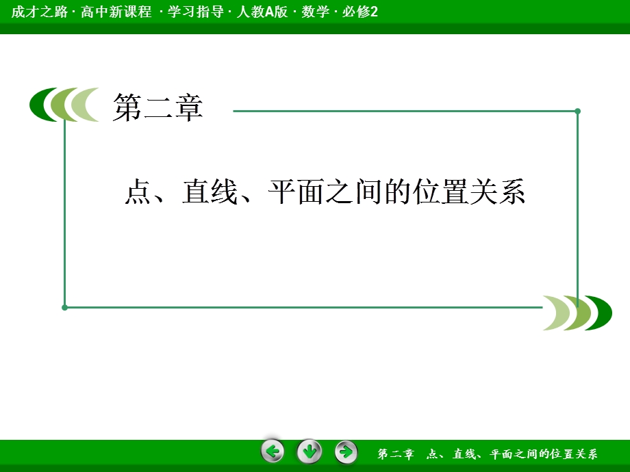 《成才之路》高一数学(人教A版)必修：、空间中直线与平面之间的位置关系平面与平面之间的位置关系课件.ppt_第2页