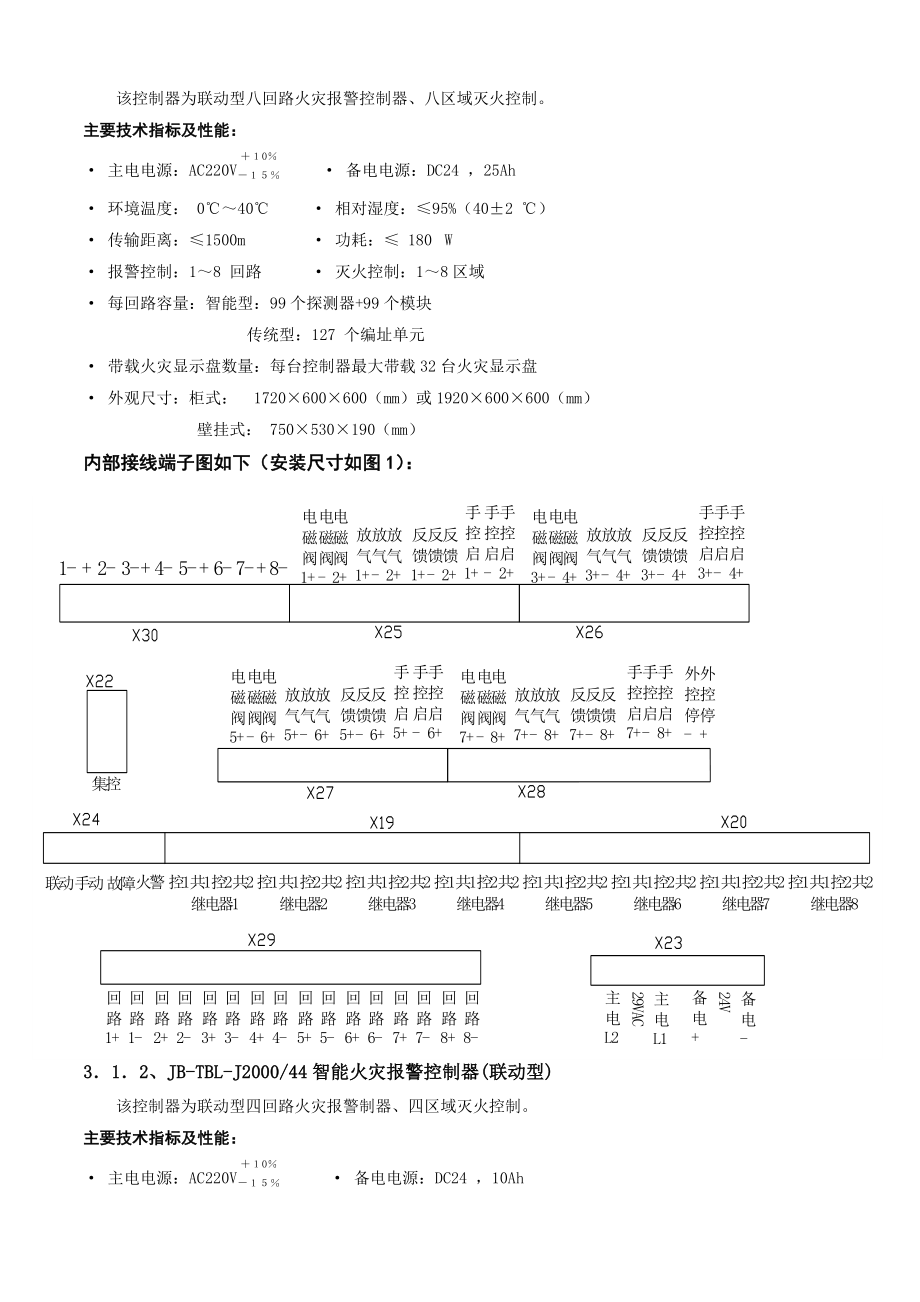 JBTBLJ2000智能火灾报警控制器（联动型）使用说明书.doc_第3页