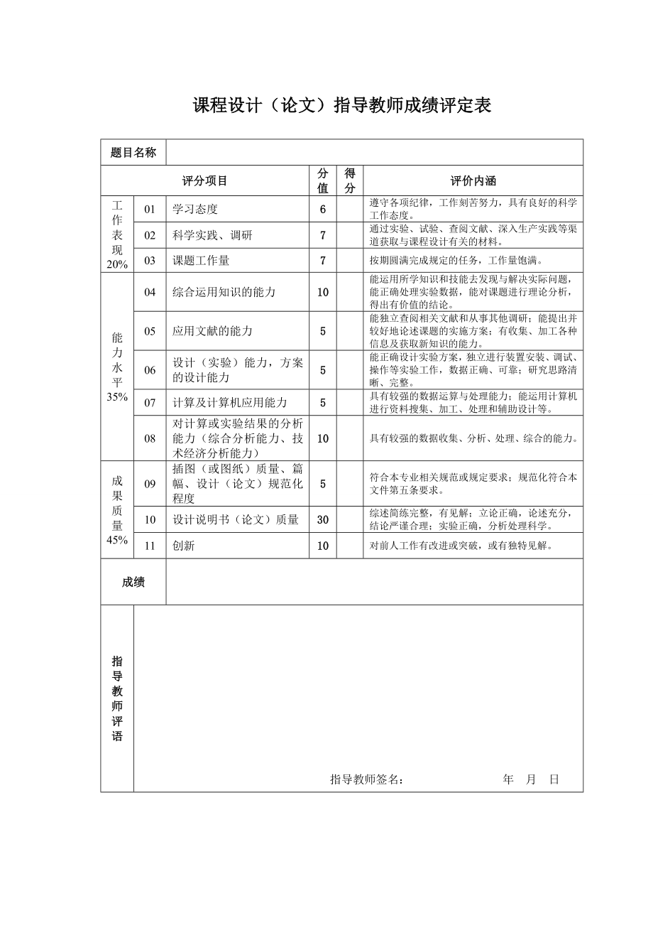 组合机床液压系统课程设计.doc_第1页