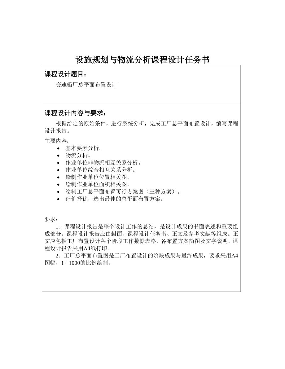 变速箱厂总平面布置设计—课程设计论文.doc_第2页