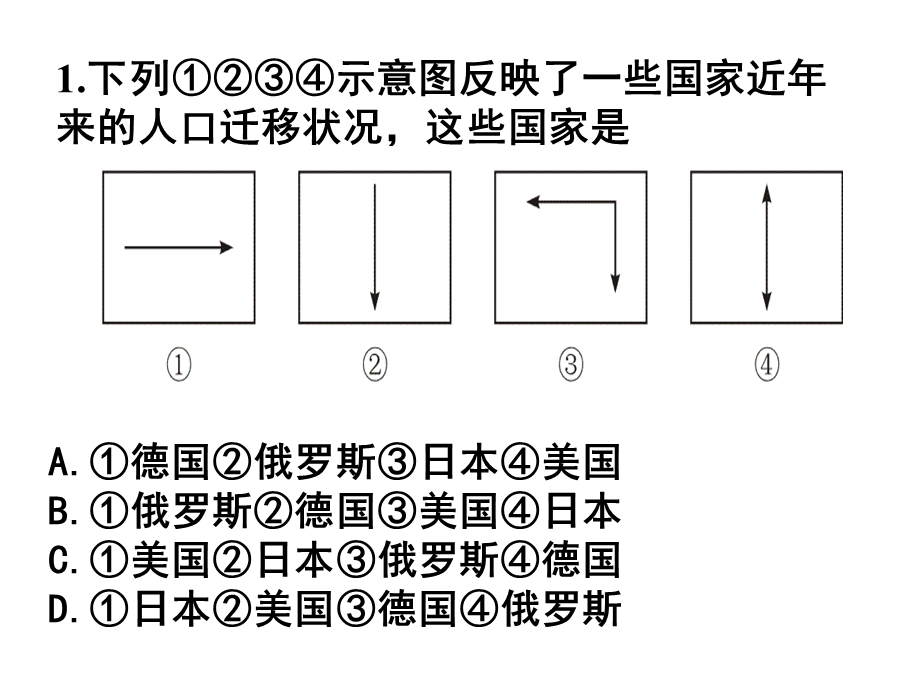 人口与环境练习题解析课件.ppt_第2页