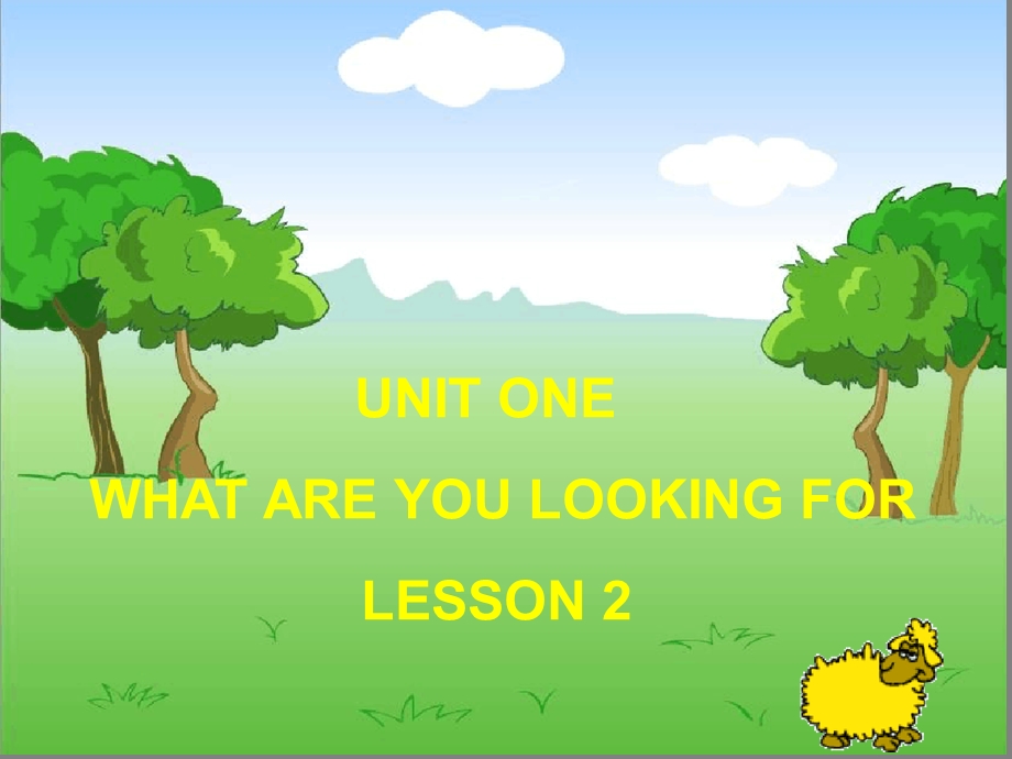 六年级下册英语ppt课件-UNIT-ONE-WHAT-ARE-YOU-LOOKING-FOR-LESSON.ppt_第1页