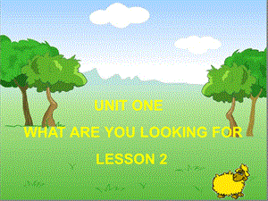 六年级下册英语ppt课件-UNIT-ONE-WHAT-ARE-YOU-LOOKING-FOR-LESSON.ppt