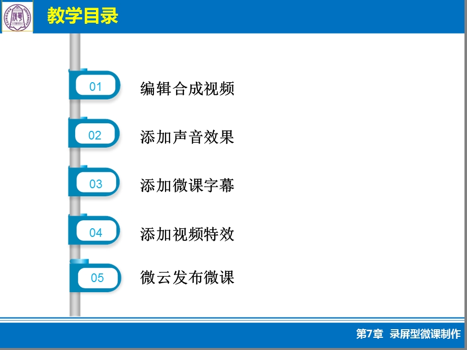 《微课制作实例教程》ppt课件第7章微课后期处理.ppt_第3页