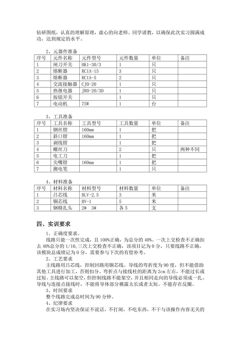 电动机点动控制实训报告.doc_第3页