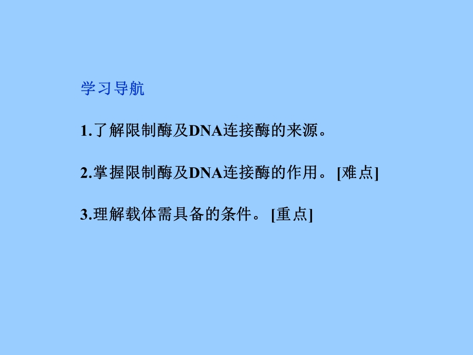 2013年人教版生物选修3精品ppt课件 1.1 dna重组技术的基本工具.ppt_第3页