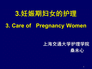 妇产科护理ppt课件妊娠期妇女的护理.ppt