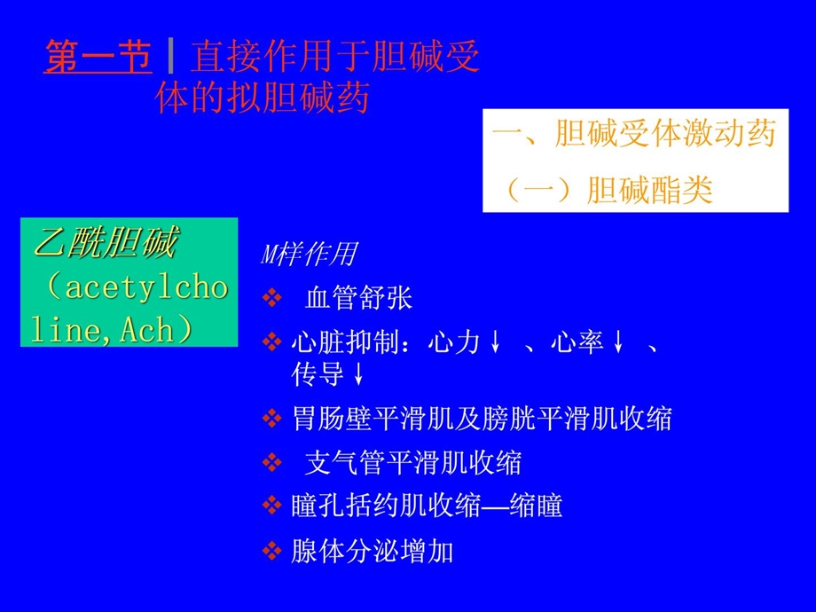 药理学ppt课件——第06章 拟胆碱药.ppt_第2页