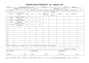 焊接材料合格证及钢梁探伤试（检）验报告汇总表.doc