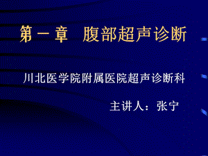 腹部超声概要课件.ppt