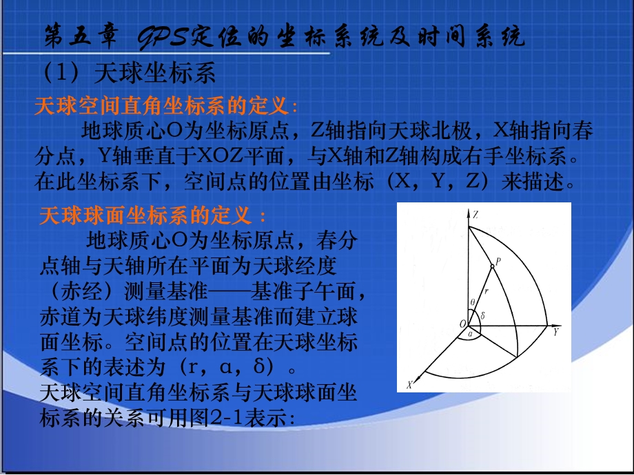 GPS定位的坐标系统及时间系统解析课件.ppt_第3页